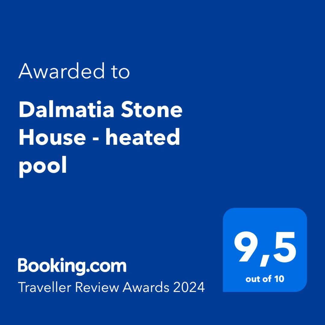 Dalmatia Stone House - Heated Pool Guest House Biorine ภายนอก รูปภาพ