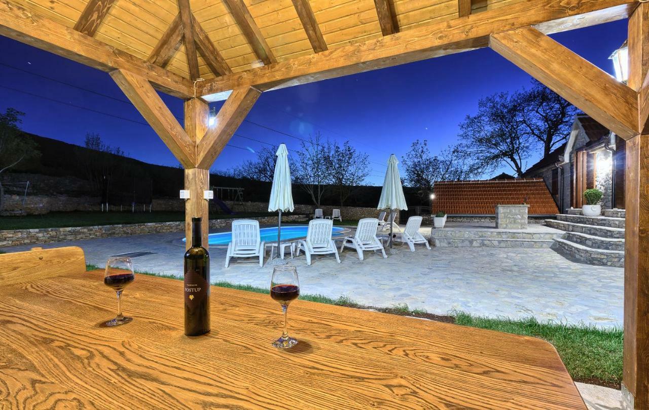 Dalmatia Stone House - Heated Pool Guest House Biorine ภายนอก รูปภาพ